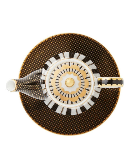Teas & C's Regency Tea for One With Infuser 340ml in Black