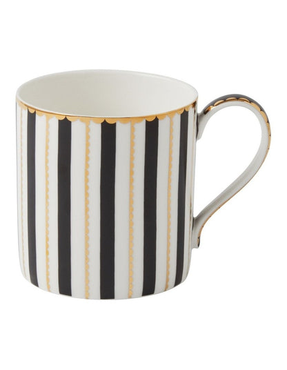 Teas & C's Regency Straight Mug 380ml Gift Boxed in Black