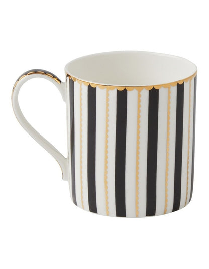 Teas & C's Regency Straight Mug 380ml Gift Boxed in Black