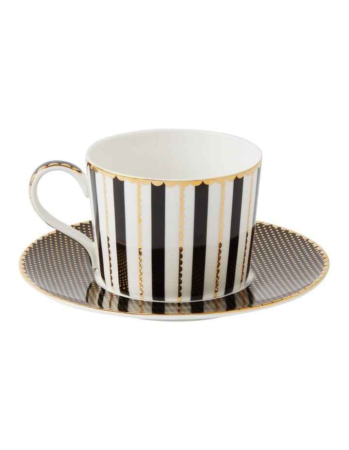Teas & C's Regency Cup & Saucer 240ml Gift Boxed in Black