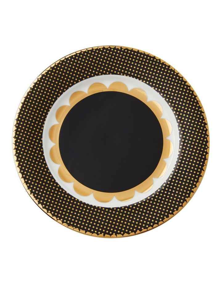 Teas & C's Regency Rim Plate 19.5cm Gift Boxed in Black