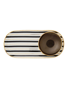 Teas & C's Regency Platter & Dish Set Gift Boxed in Black