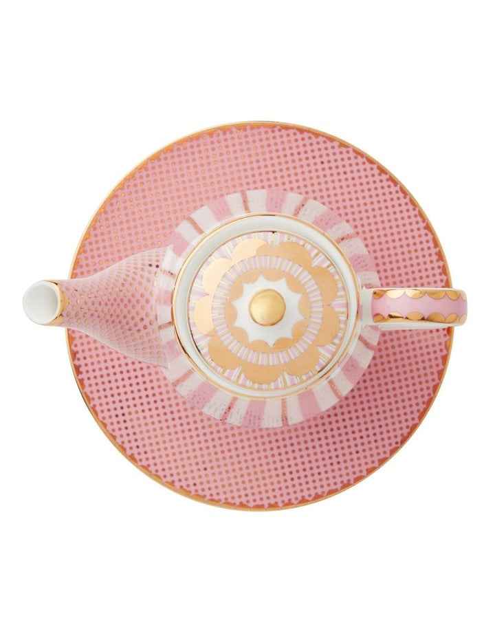 Teas & C's Regency Tea for One With Infuser 340ml Gift Boxed in Pink