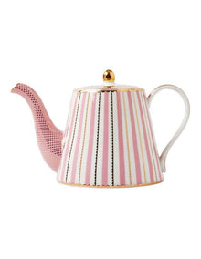 Teas & C's Regency Teapot With Infuser 1L Gift Boxed in Pink