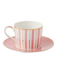 Teas & C's Regency Cup & Saucer 240ml Gift Boxed in Pink