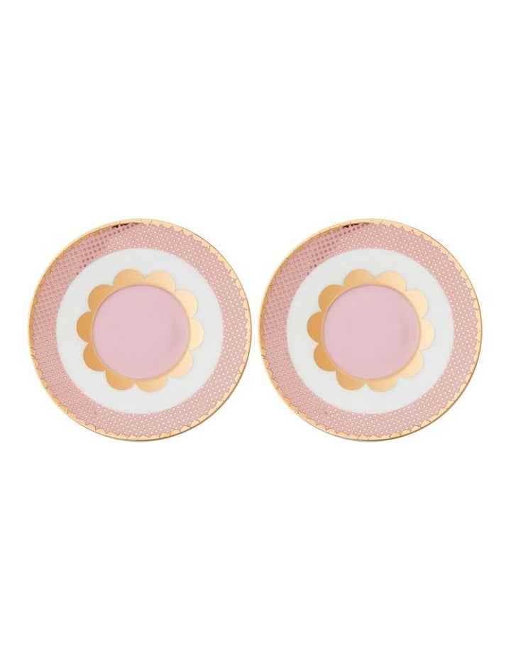 Teas & C's Regency Demi Cup & Saucer 100ml Set of 2 Gift Boxed in Pink