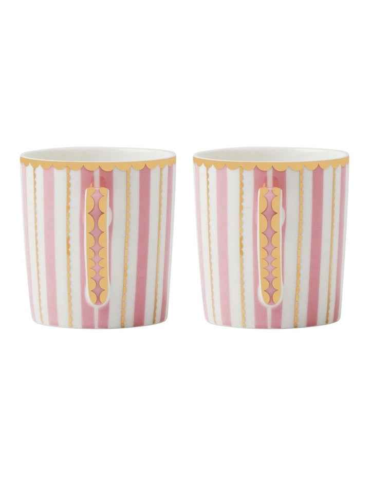 Teas & C's Regency Demi Cup & Saucer 100ml Set of 2 Gift Boxed in Pink