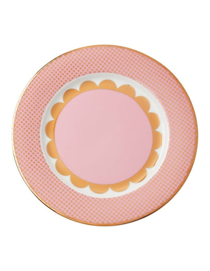 Teas & C's Regency Rim Plate 19.5cm Gift Boxed in Pink