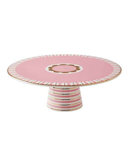 Teas & C's Regency Footed Cake Stand 28cm Gift Boxed in Pink