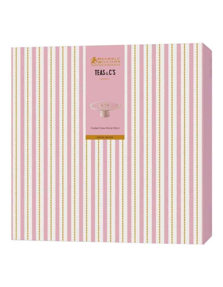 Teas & C's Regency Footed Cake Stand 28cm Gift Boxed in Pink