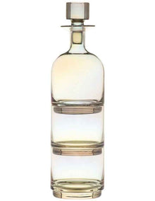 Glamour Stacked Decanter Set 3 Piece in Iridescent