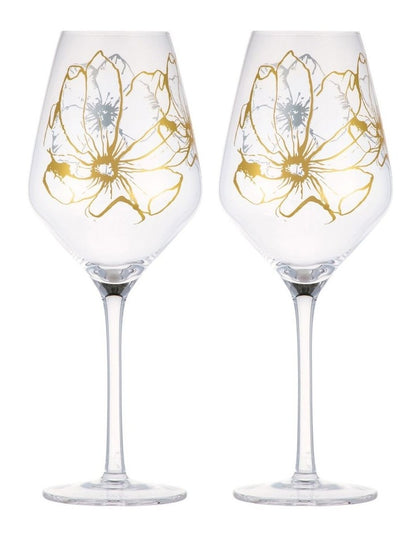 Wine Glass 520ml Set of 2 Gift Boxed in Clear