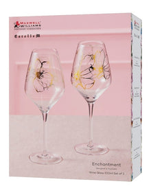 Wine Glass 520ml Set of 2 Gift Boxed in Clear