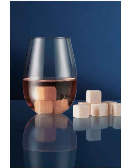 Cocktail & Co Reusable Rose Stones Set of 9 Gift Boxed in Pink