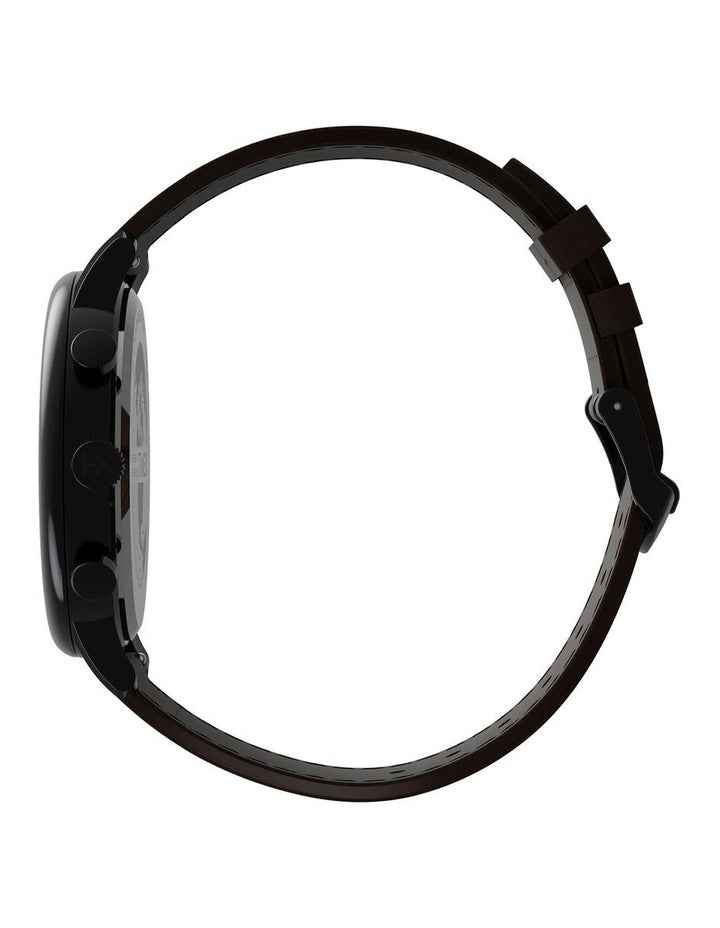 Chicago Chrono Leather Watch in Brown