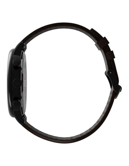 Chicago Chrono Leather Watch in Brown