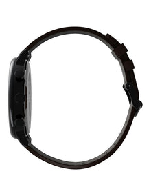 Chicago Chrono Leather Watch in Brown