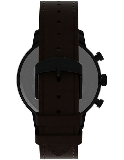 Chicago Chrono Leather Watch in Brown
