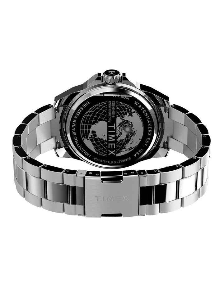 Essex Ave Stainless Steel Watch in Silver