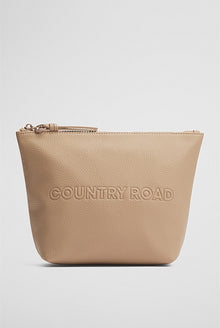 Branded Detail Tri Cosmetic Bag