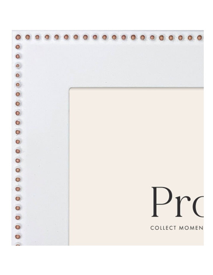 Noble Metal Photo Frame 5x7" in White
