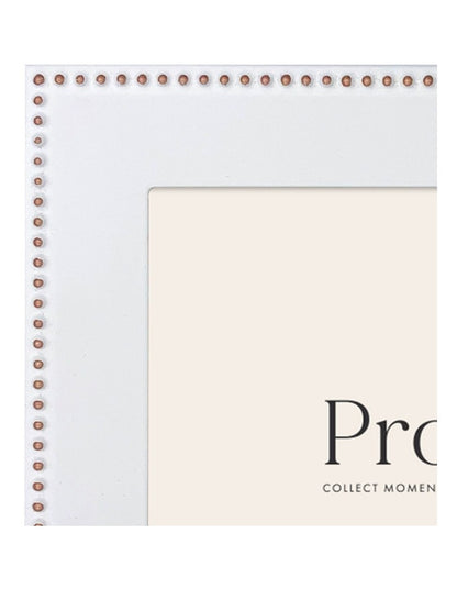 Noble Metal Photo Frame 5x7" in White