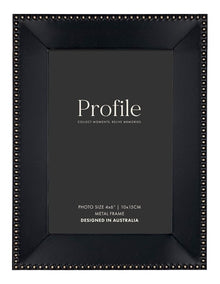 Noble Metal Photo Frame 4x6" in Black