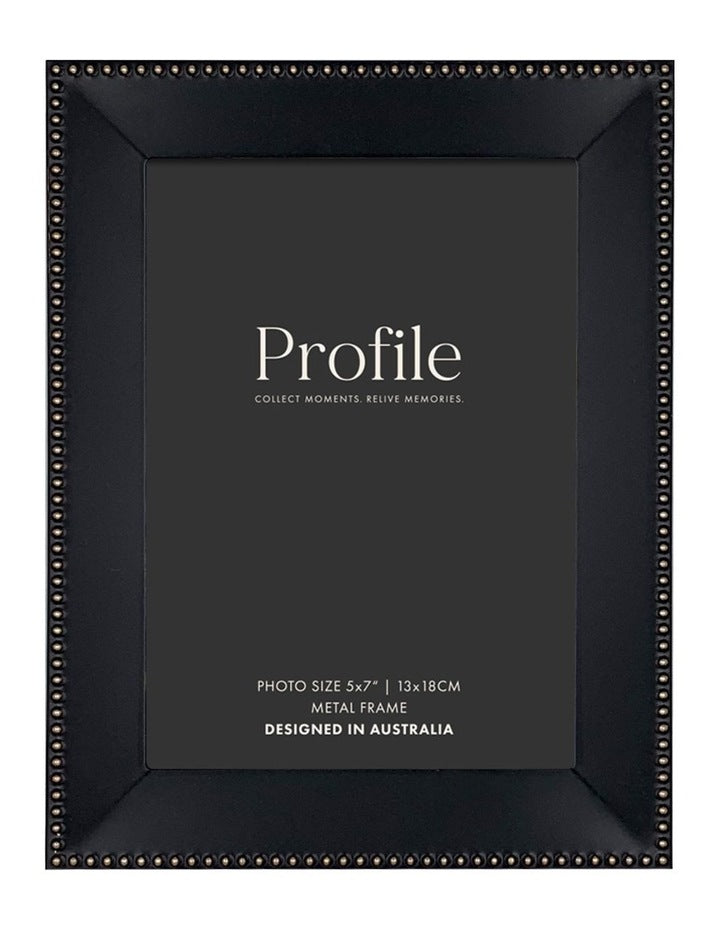 Noble Metal Photo Frame 5x7" in Black