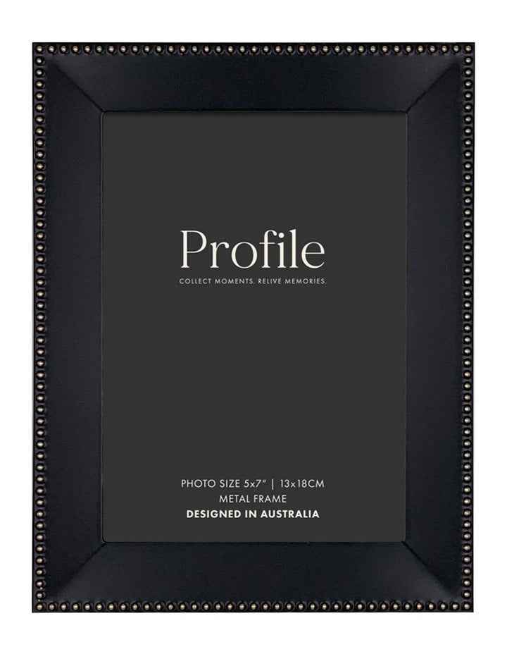 Noble Metal Photo Frame 5x7" in Black