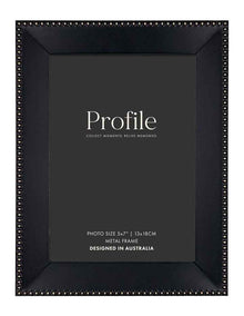 Noble Metal Photo Frame 5x7" in Black