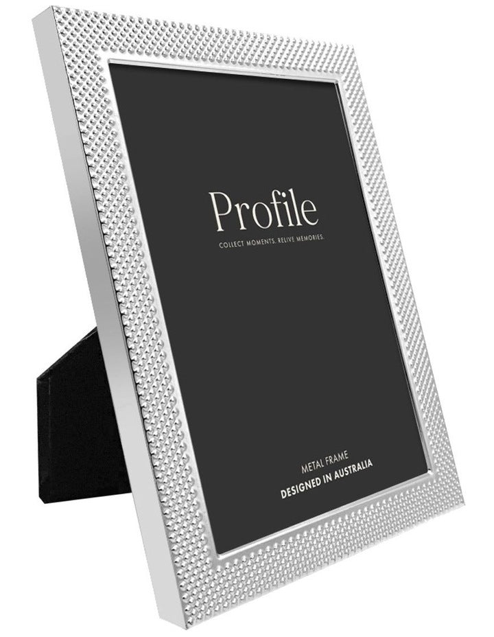 Matrix Metal Photo Frame 4x6" in Silver