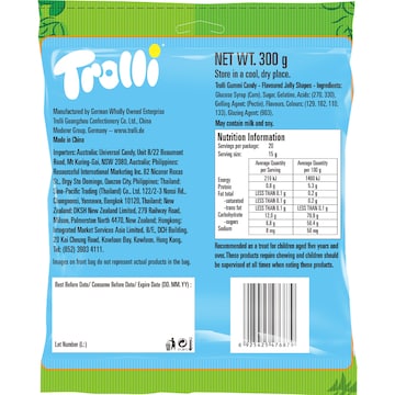 Trolli Easter Funny Bunnies Lolly Mini Pack Bag 300g