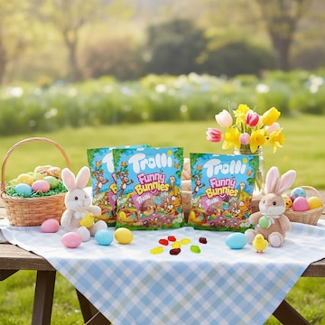 Trolli Easter Funny Bunnies Lolly Mini Pack Bag 300g