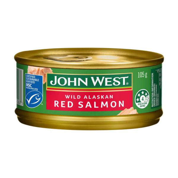 JOHN WEST SALMON RED 105GRAM
