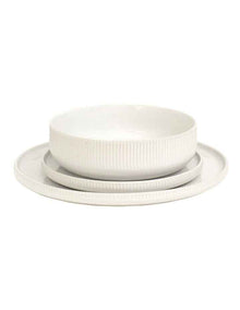 Brae 12 Piece Dinner Set in White
