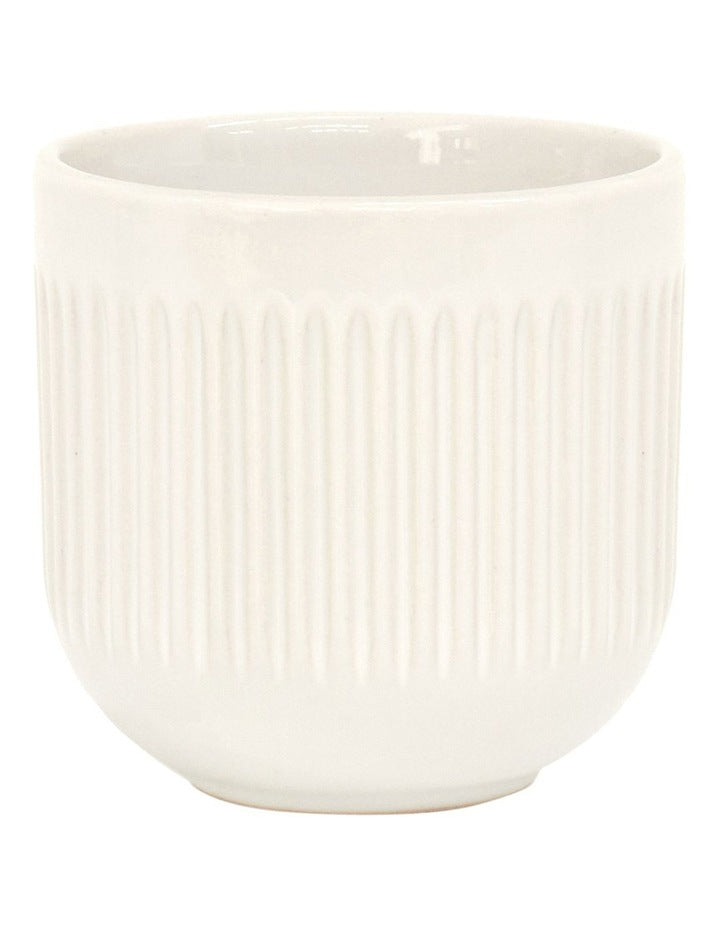 Brae Espresso Cup & Saucer 100ml/11 cm in White