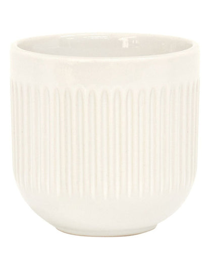Brae Espresso Cup & Saucer 100ml/11 cm in White