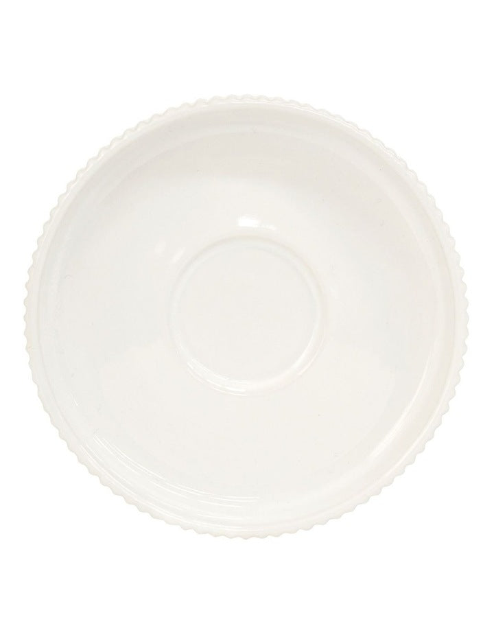 Brae Espresso Cup & Saucer 100ml/11 cm in White