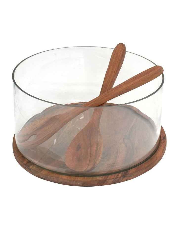 Gibson Serving Set with Lid in Natural