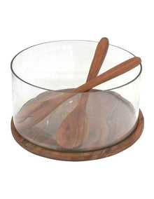 Gibson Serving Set with Lid in Natural