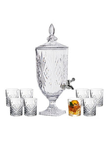 Winston Drink Dispenser 9 Piece Set