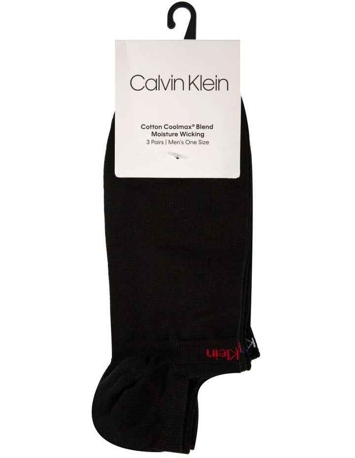 Coolmax Sports Liner 3 Pack in Black