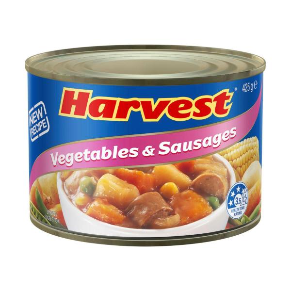 HARVEST:VEGETABLE SAUSAGE:.:425 GRAM