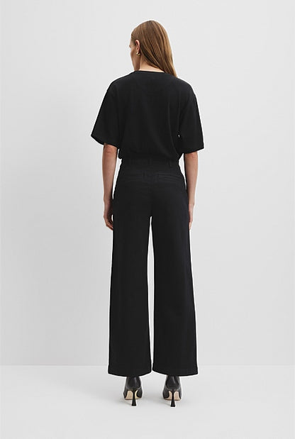 High Rise Wide Leg Jean