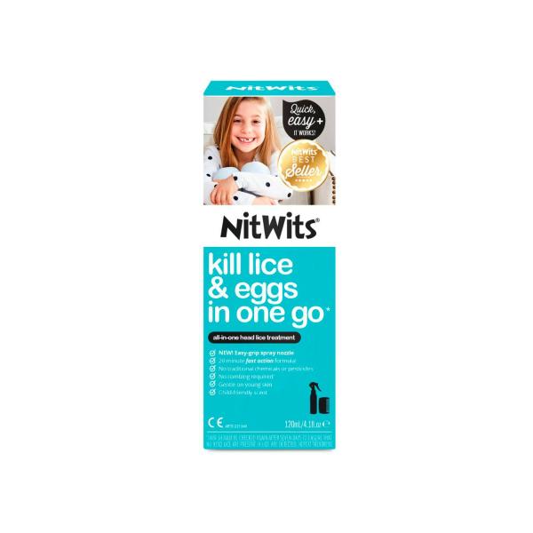 NITWITS HEAD LICE ALL IN ONE TREATMENT SPRAY120ML