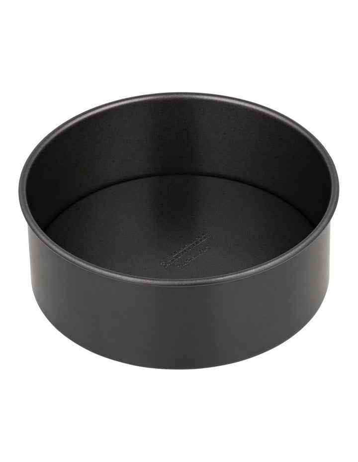Baker Maker Non-Stick Loose Base Round Cake Pan 20.5cm in Black