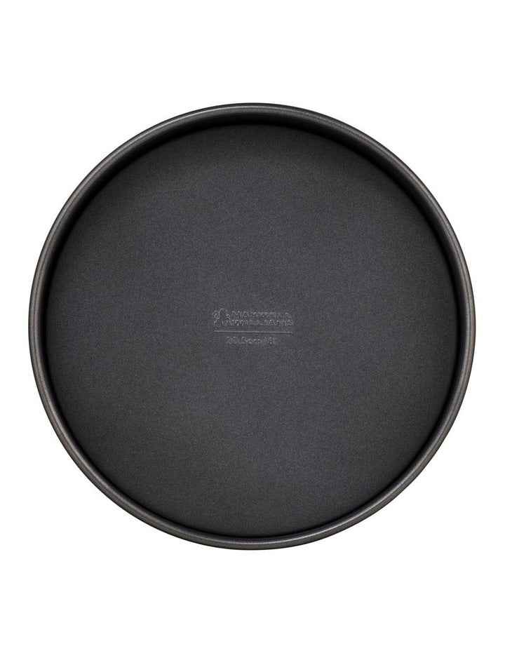 Baker Maker Non-Stick Loose Base Round Cake Pan 20.5cm in Black