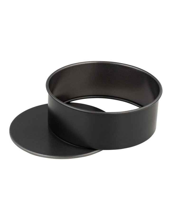 Baker Maker Non-Stick Loose Base Round Cake Pan 20.5cm in Black