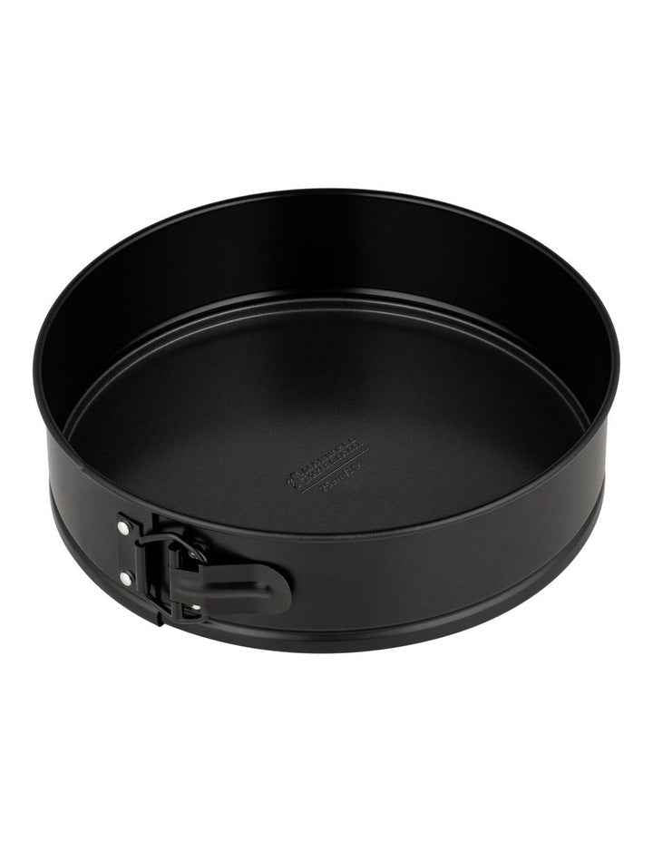 BakerMaker Non-Stick Springform Round Cake Pan 25cm in Black