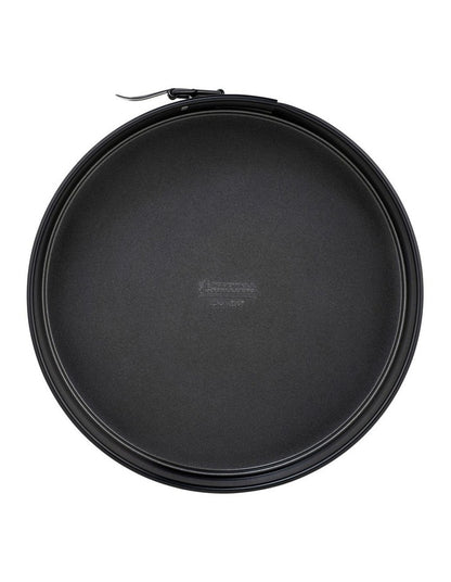BakerMaker Non-Stick Springform Round Cake Pan 25cm in Black